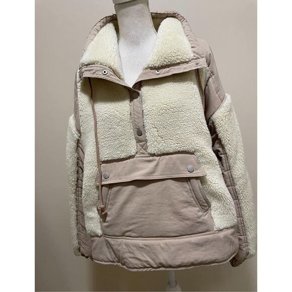 Daily Practice by Anthropologie Long-Sleeve Sherpa Jacket Size S - Picture 7 of 10